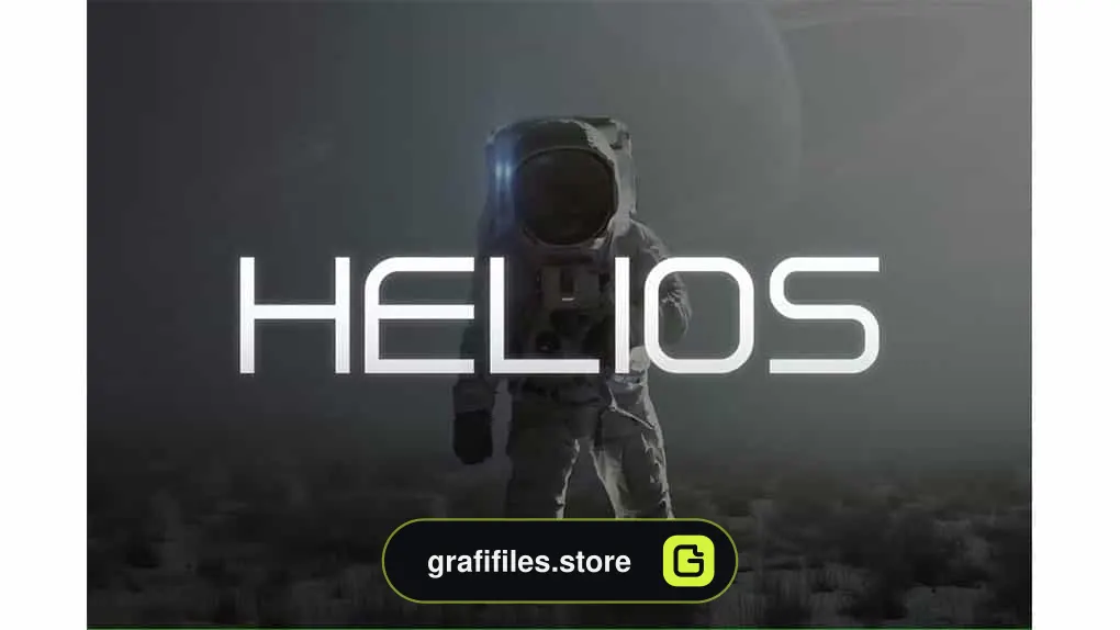فونت انگلیسی Helios Typeface