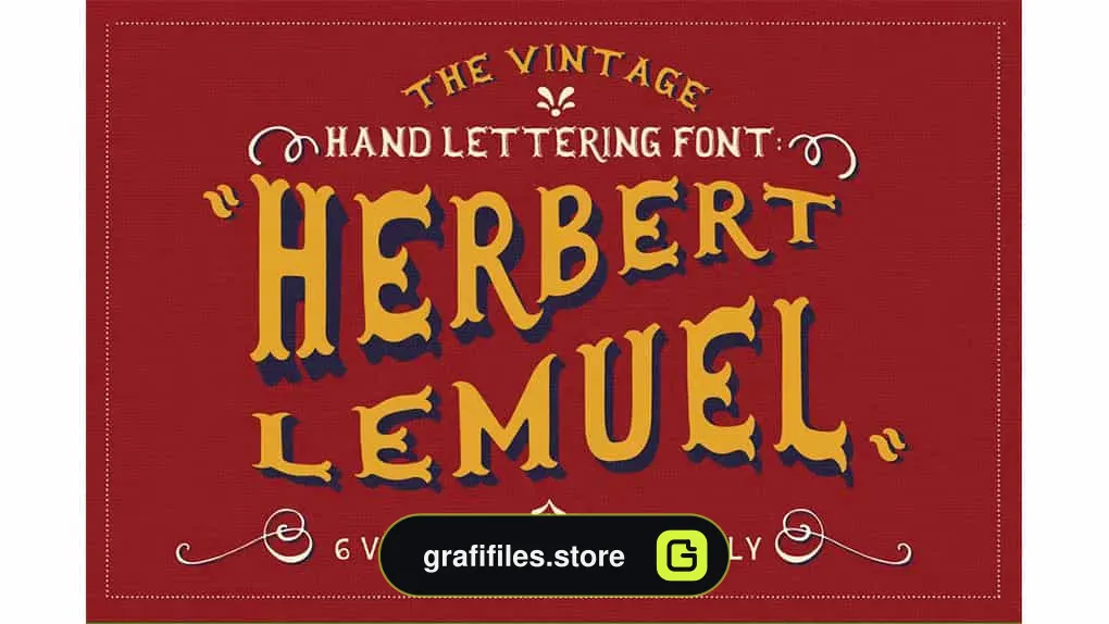 فونت انگلیسی Herbert Lemuel