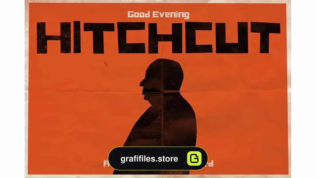 فونت انگلیسی Hitchcut