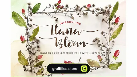 فونت انگلیسی Ilana Bloom
