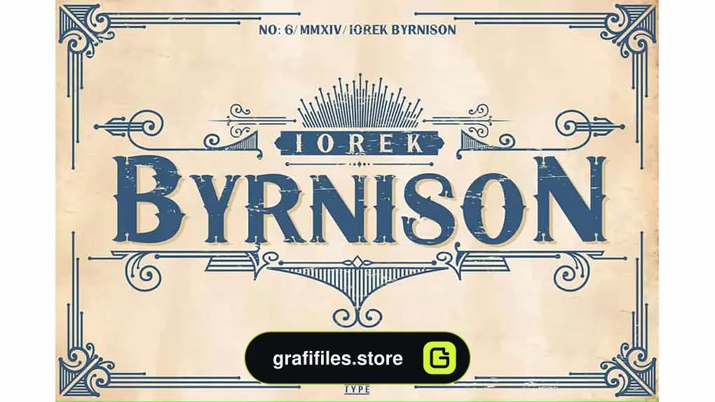 فونت انگلیسی Iorek Byrnison