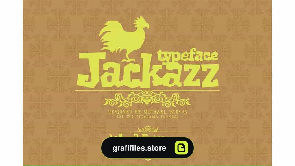 فونت انگلیسی Jackazz