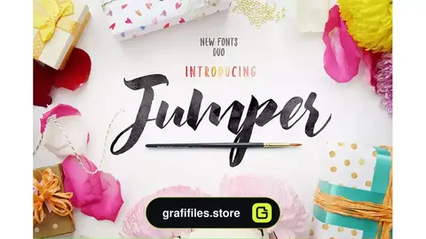 فونت انگلیسی Jumper Script Fonts