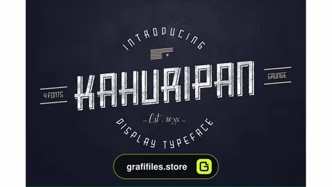 فونت انگلیسی Kahuripan
