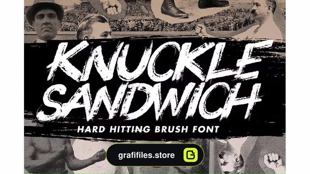 فونت انگلیسی Knuckle Sandwich