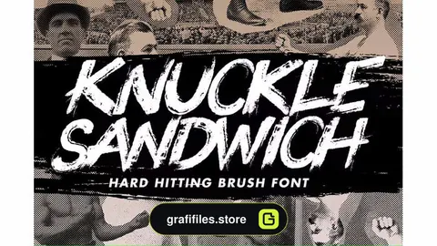 فونت انگلیسی Knuckle Sandwich