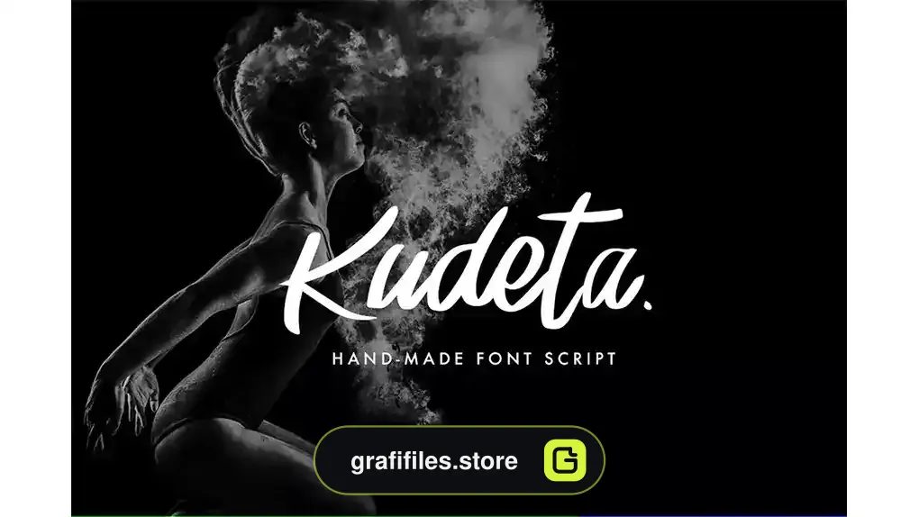 فونت انگلیسی Kudeta - Handmade Font Script