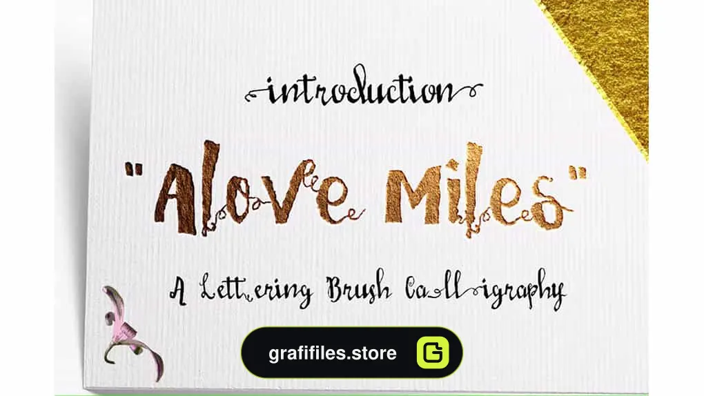 فونت انگلیسی Love Mile