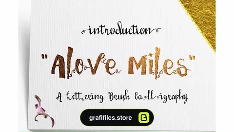 فونت انگلیسی Love Mile