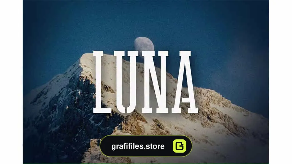 فونت انگلیسی LUNA
