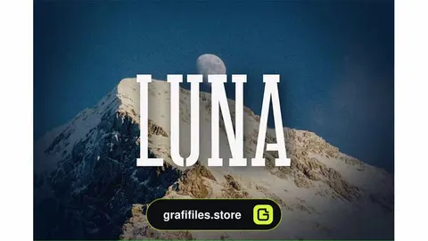 فونت انگلیسی LUNA