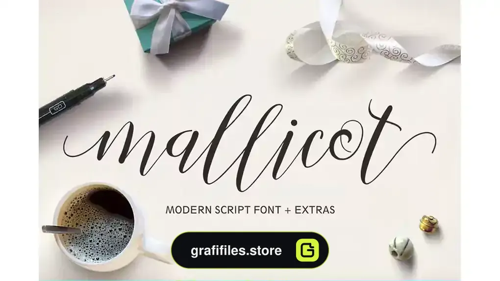 فونت انگلیسی Mallicot Script