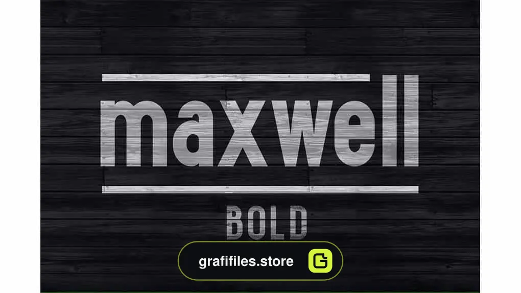 فونت انگلیسی Maxwell Sans Bold