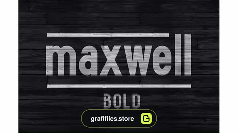 فونت انگلیسی Maxwell Sans Bold