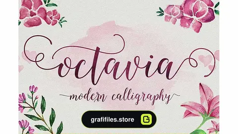 فونت انگلیسی Octavia Script