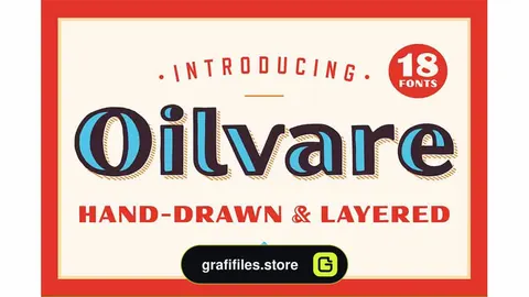 فونت انگلیسی Oilvare Font Family