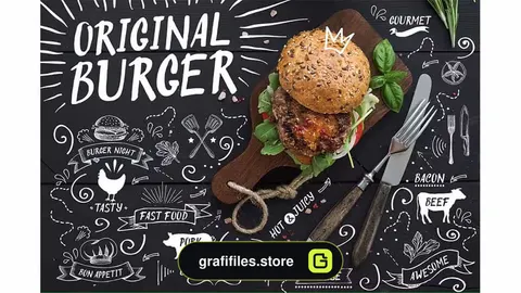 فونت انگلیسی همبرگر Original Burger Font