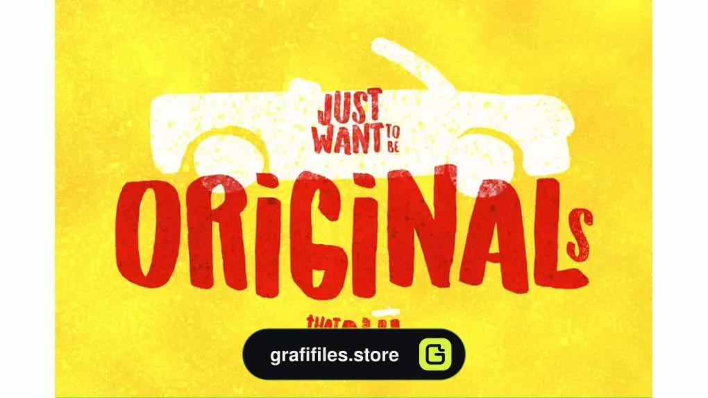 فونت انگلیسی Originals Typeface