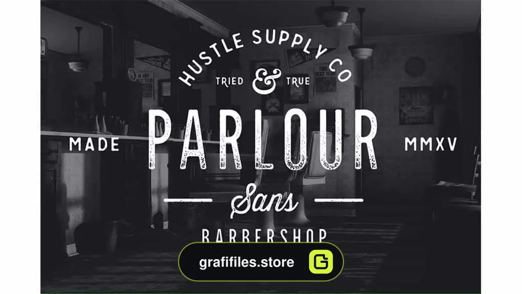 فونت انگلیسی Parlour Sans