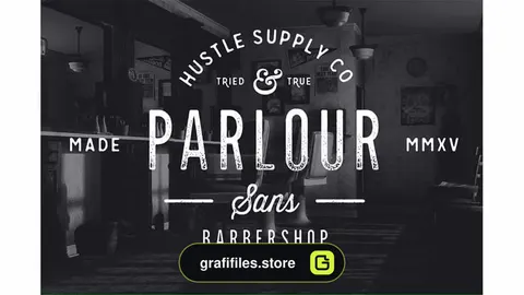 فونت انگلیسی Parlour Sans