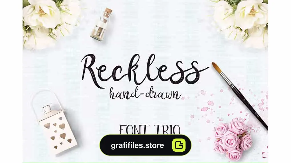 فونت انگلیسی Reckless Font Trio