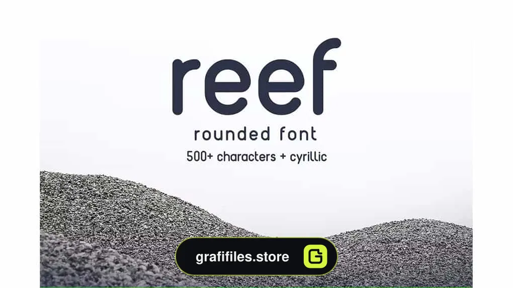 فونت انگلیسی Reef - Round Font