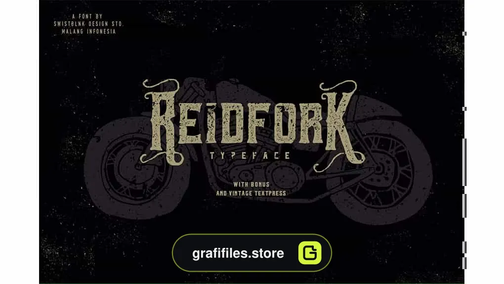 فونت انگلیسی Reidfork Typeface