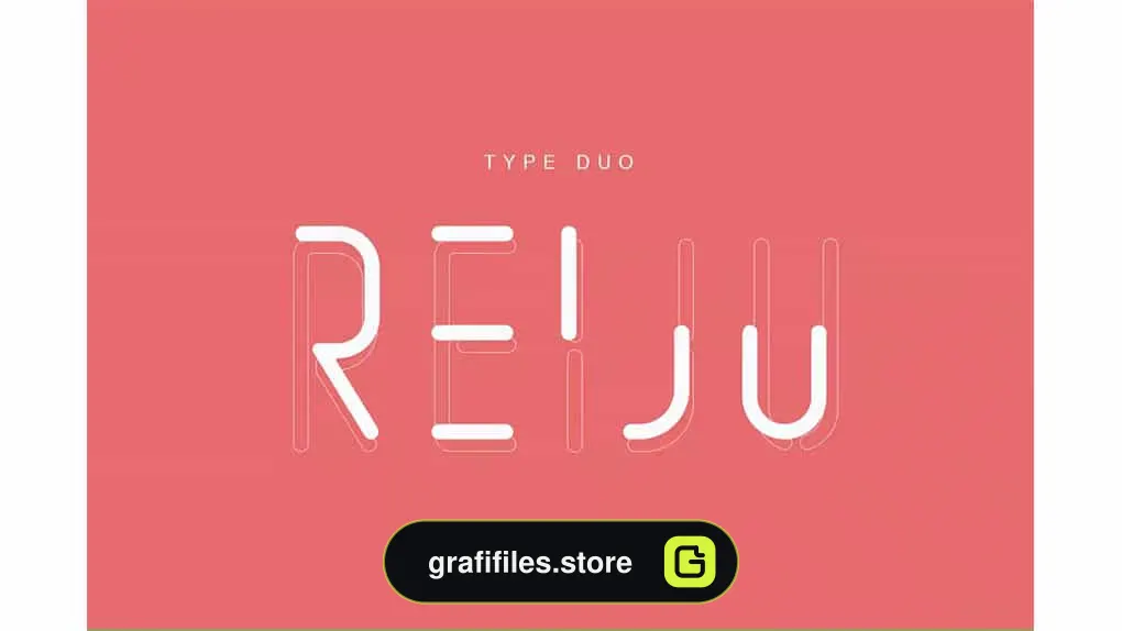فونت انگلیسی Reiju