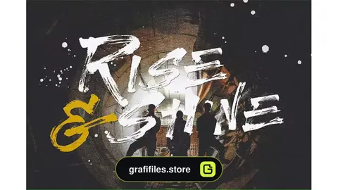 فونت انگلیسی Rise & shine