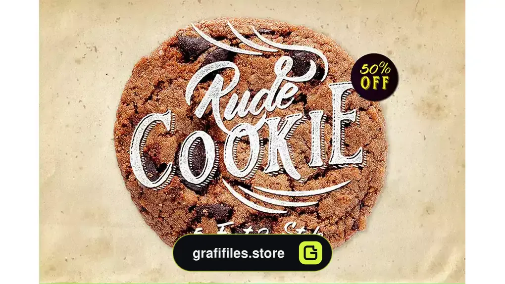 فونت انگلیسی Rude Cookie Font Layer
