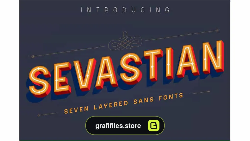 فونت انگلیسی Sevastian