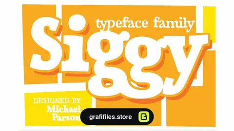 فونت انگلیسی Siggy
