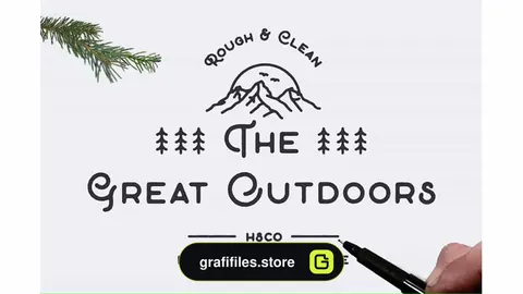 فونت انگلیسی The Great Outdoors