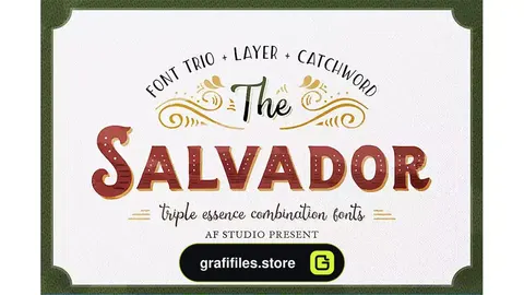 فونت انگلیسی The Salvador