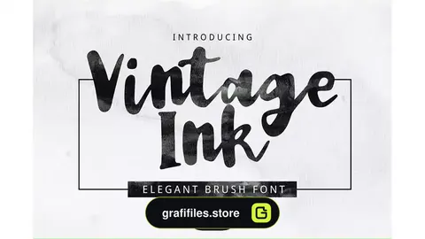 فونت انگلیسی Vintage Ink Font