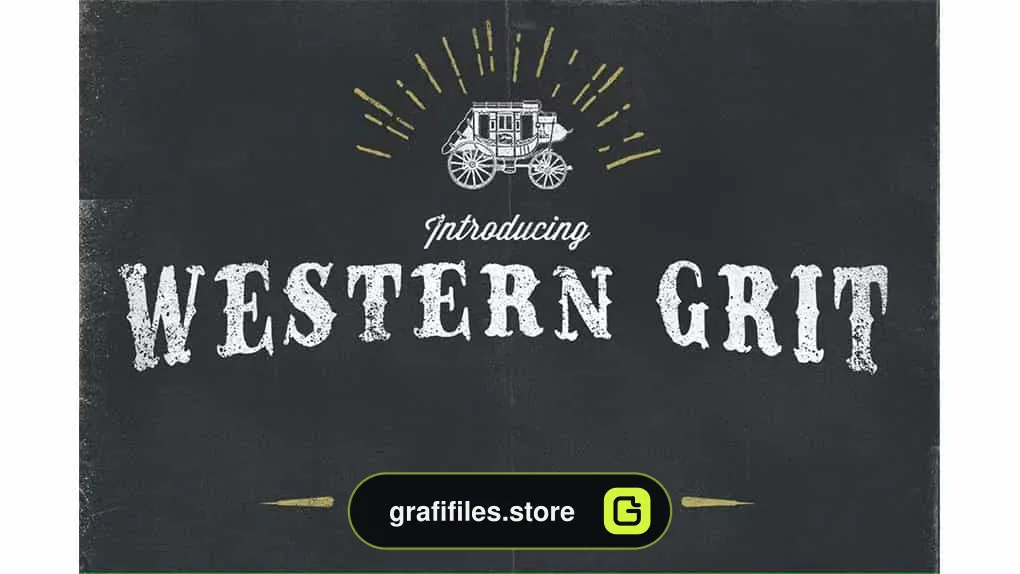 فونت انگلیسی Western Grit
