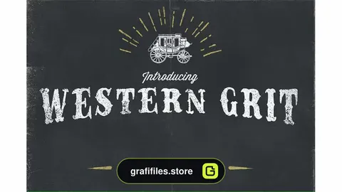 فونت انگلیسی Western Grit