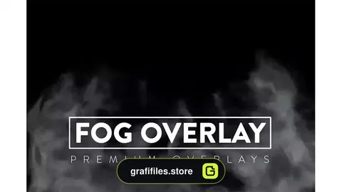 افکت مه روی عکس و تصاویر Fog Overlays HQ