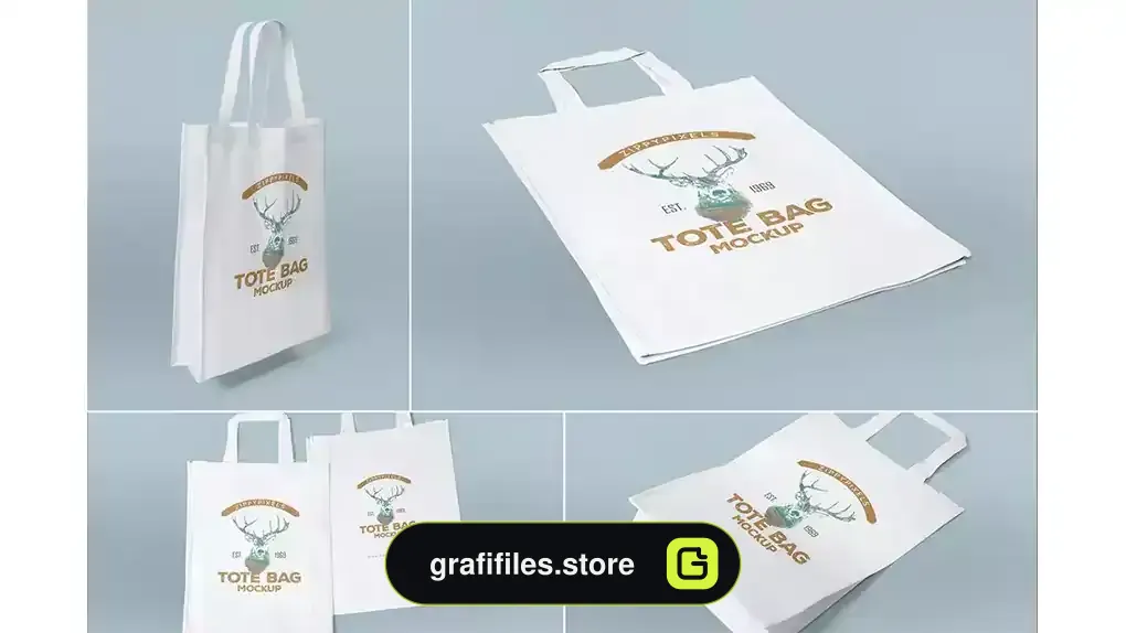 موکاپ ساک دستی Tote Bag Mockups