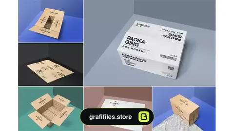 موکاپ جعبه Packaging Box Mockups
