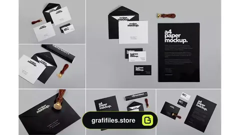 موکاپ ست اداری Stationery Design Mockups