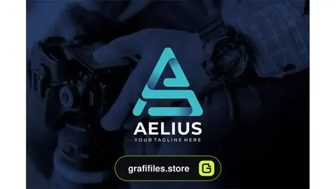 وکتور لوگو Aeilus Letter A Logo