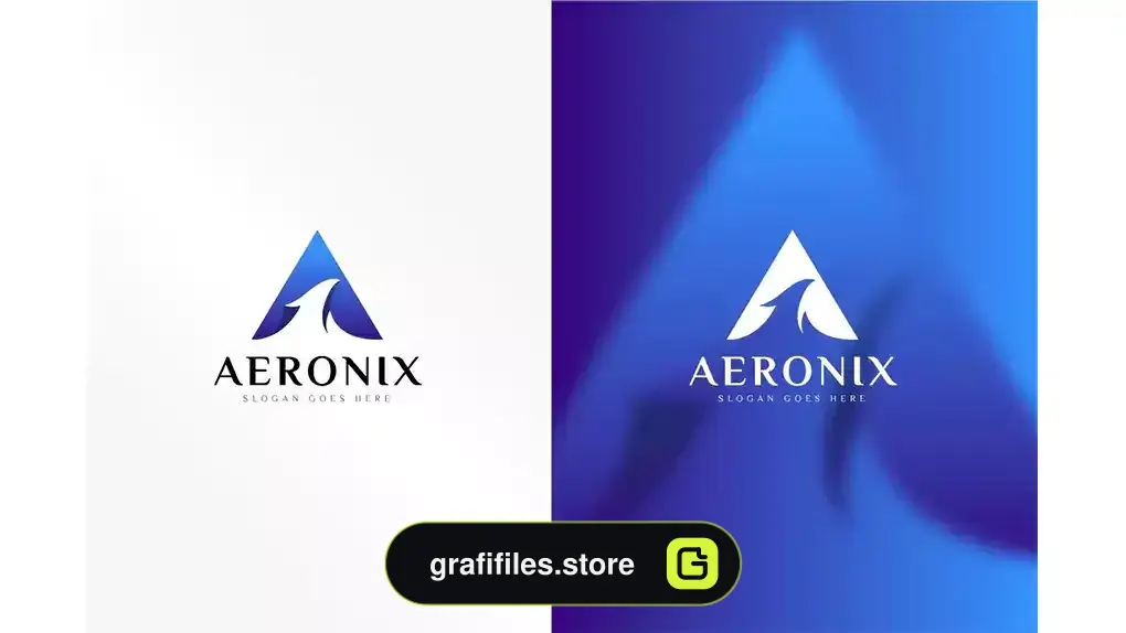 وکتور لوگو Aeronix Letter A Logo