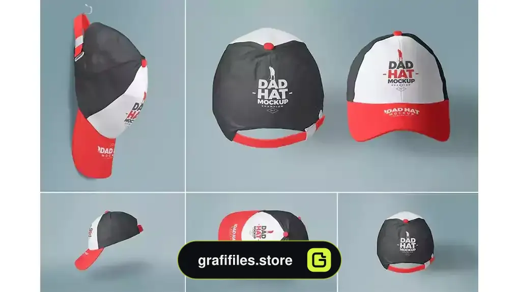 موکاپ کلاه بیسبال Baseball Cap Mockups
