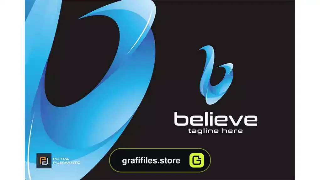 وکتور لوگو Believe / B - Logo Template