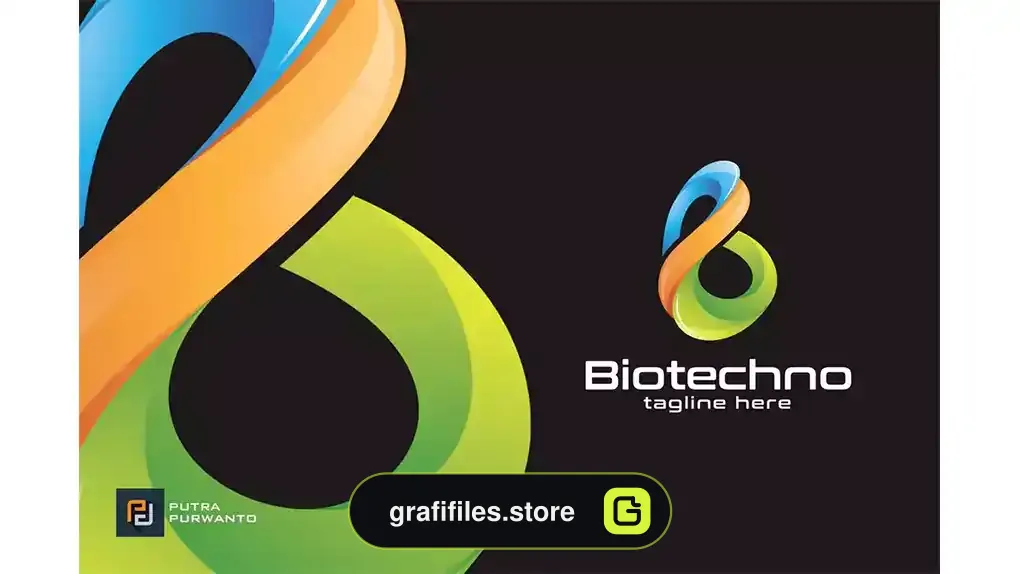 وکتور لوگو Biotechno / B - Logo Template