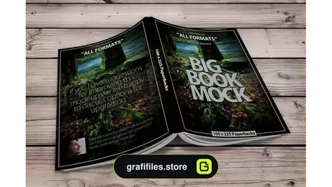 موکاپ کتاب Book Mockup Dimension