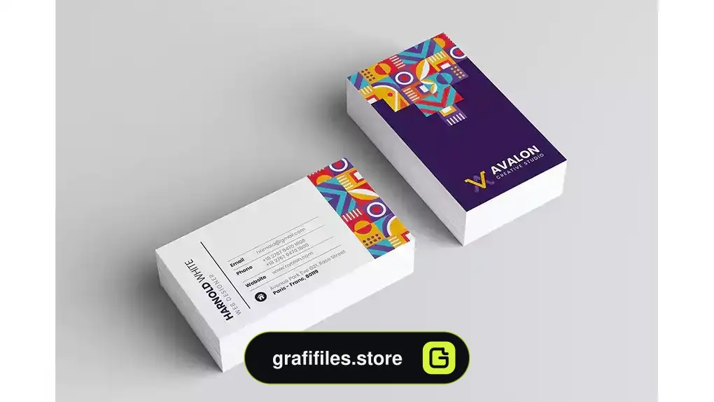 طرح وکتور کارت ویزیت Business Card 3