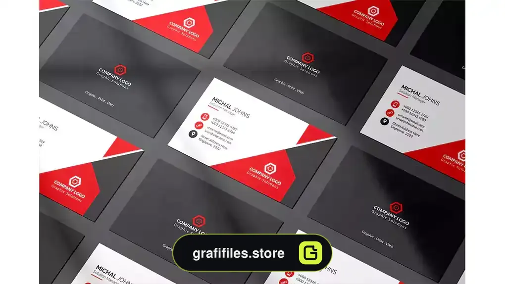 طرح وکتور کارت ویزیت Business Card 33