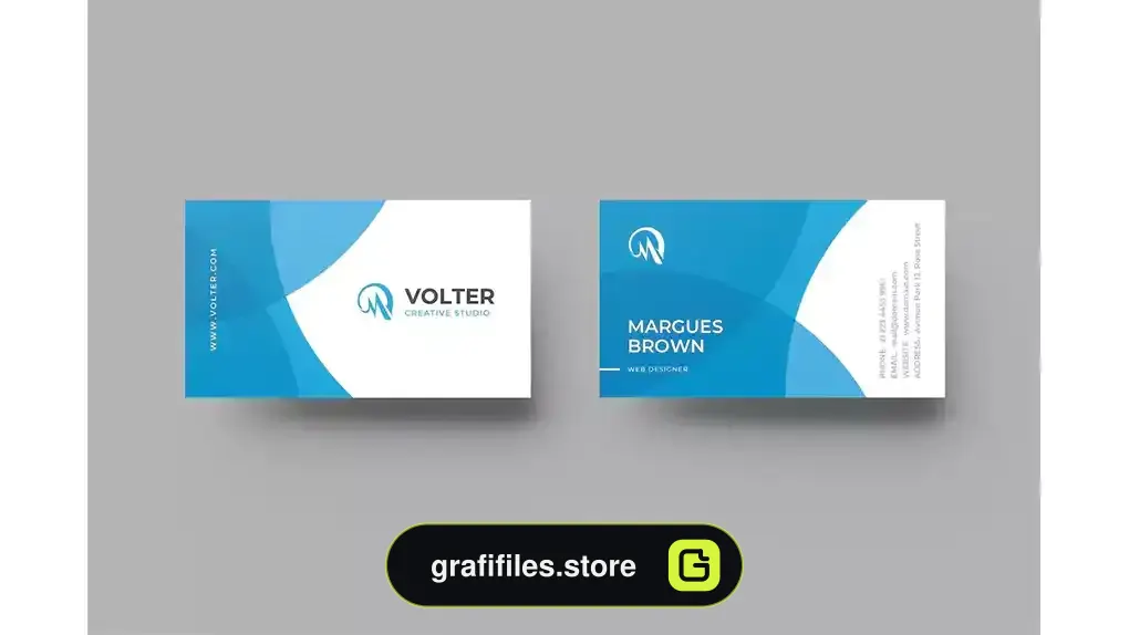 طرح وکتور کارت ویزیت Business Card 20